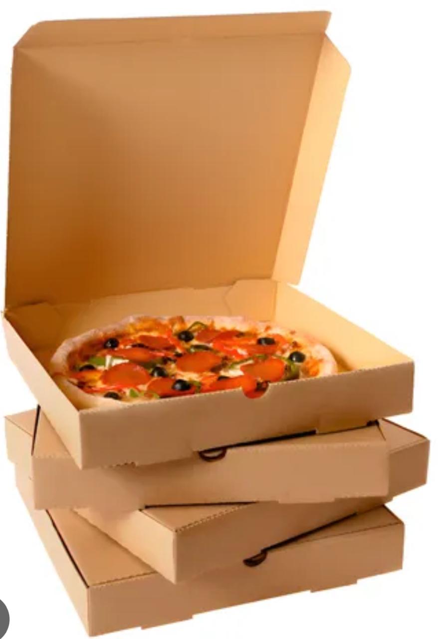 CAJA CORRUGADA DE PIZZA ECO 32X32 X 100 UN.