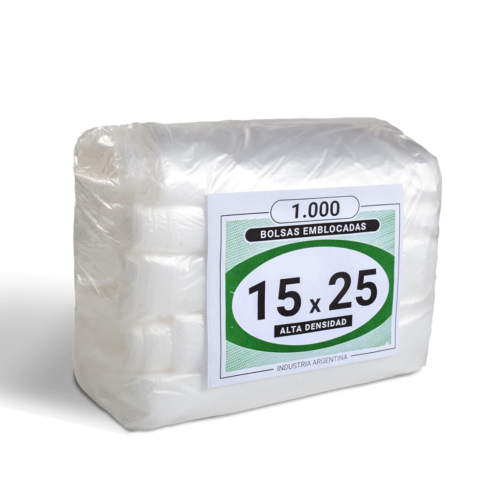 EMBLOCADA SALTA PLAST 15x25 x1000 und (28 paq)