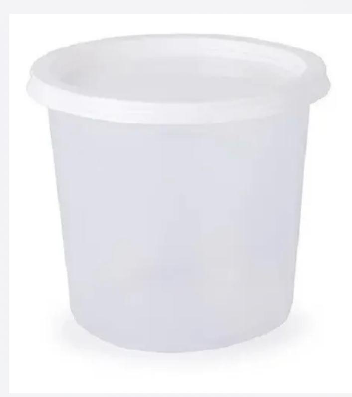 POTE PLASTICO P 1KG C/TAPA PLASTIFOOD TIRA X 50 (240)