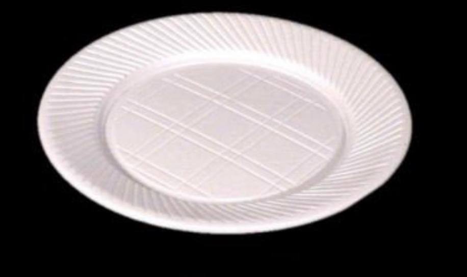 PLATO H PLASTICO BLANCO 17CMX50 UN (B-20)