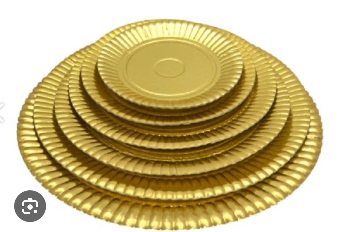 RAF PLATO C/BORDE DORADO N°26