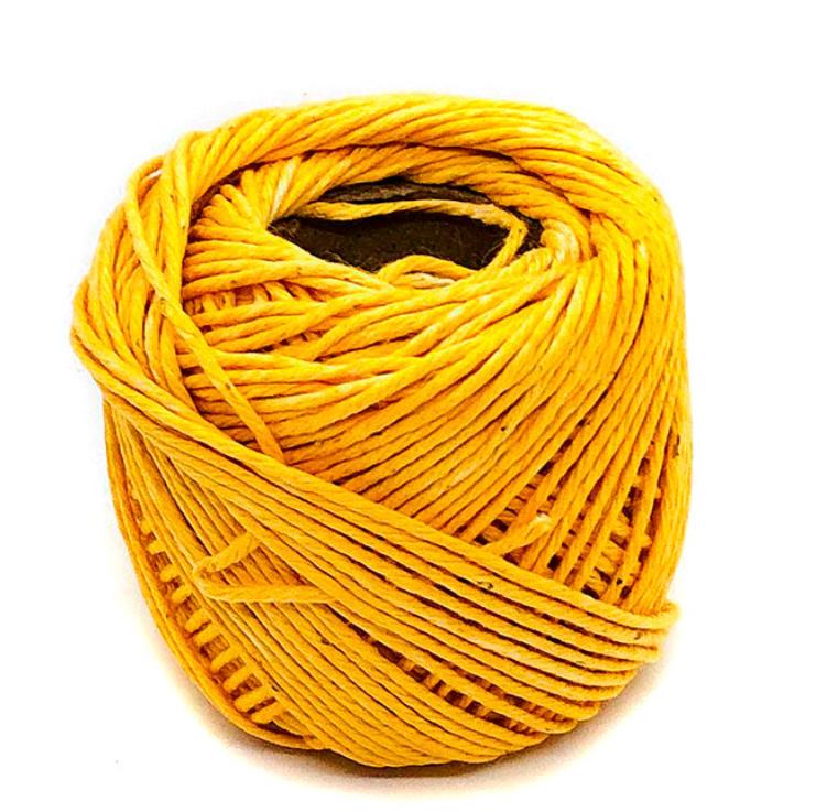 HILO ALGODON AMARILLO CHORIZERO TODOTEX N3 BOBINA 33 GR (CAJA X10 UND)
