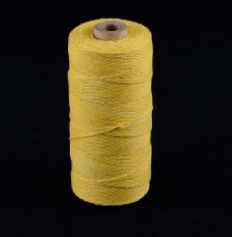 HILO ALGODON AMARILLO CHORIZERO TODOTEX N25 BOBINA 250 GR (CAJA X12 UND)